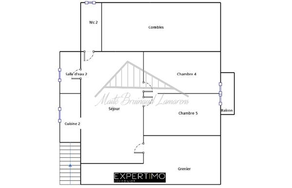Arcangues (64200) Maison 2 logements et garage à rénover à Arcangues