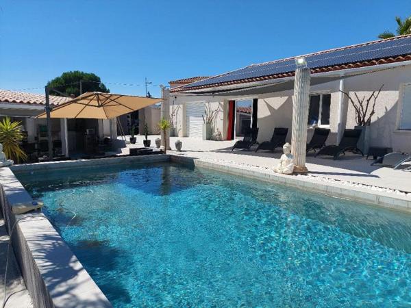 Villa Saint Aunes 7 pièces 203 m2habitable sur1093m² Piscine+Pool House+local piscine et double garage