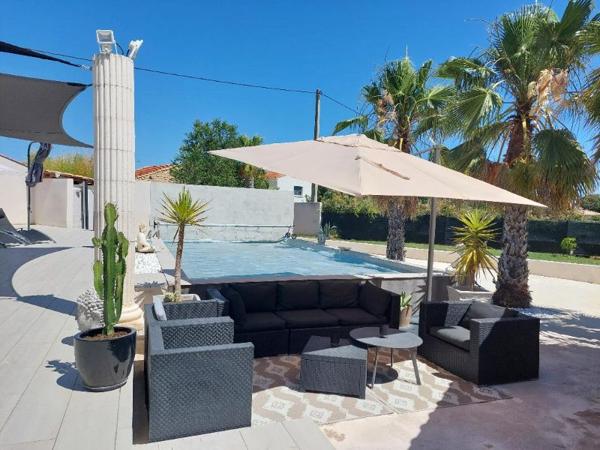 Villa Saint Aunes 7 pièces 203 m2habitable sur1093m² Piscine+Pool House+local piscine et double garage