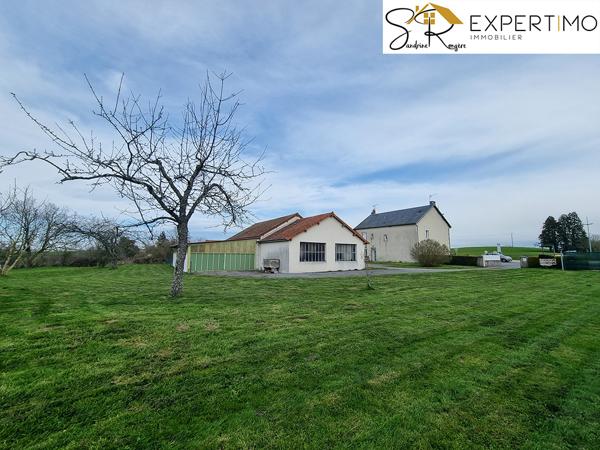 Saint-Éloy-les-Mines (63700) Maison avec 2 appartements (124 m² et 107 m²) et dépendances sur terrain de 15 774 m² attenant