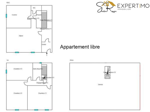 Saint-Éloy-les-Mines (63700) Maison avec 2 appartements (124 m² et 107 m²) et dépendances sur terrain de 15 774 m² attenant