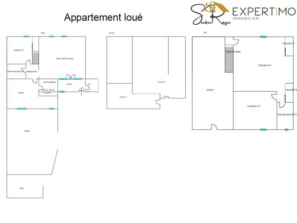 Saint-Éloy-les-Mines (63700) Maison avec 2 appartements (124 m² et 107 m²) et dépendances sur terrain de 15 774 m² attenant
