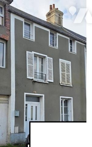 maison de village jumelée par pignon sur cave et trois niveaux 90,89 m² jardin arrière - S/227 m²