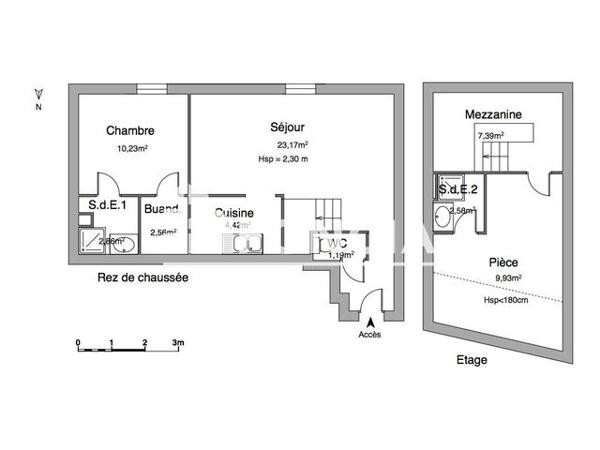 Location Appartement 3 pièces 64.33 m² - 3 BIS RUE DU PONT D'ASFELD Briancon 05100
