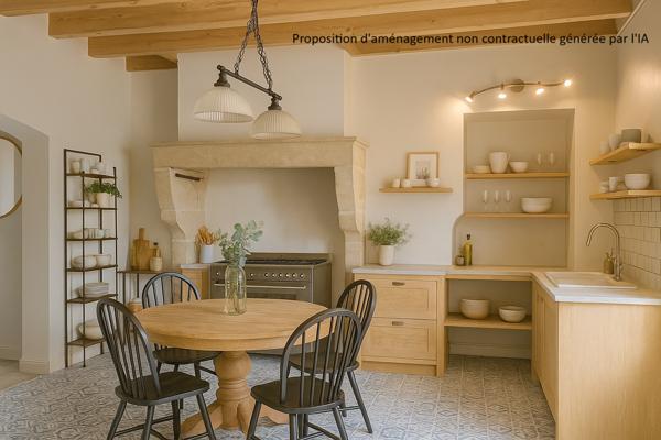 Maison en pierre de 125 m² sur grand terrain