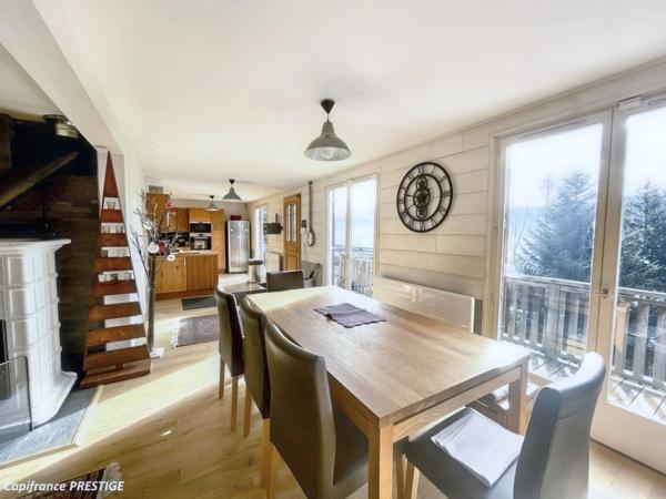Chalet d’exception 7 Pièces 160 m² avec vue panoramique sur le lac de GERARDMER (88)