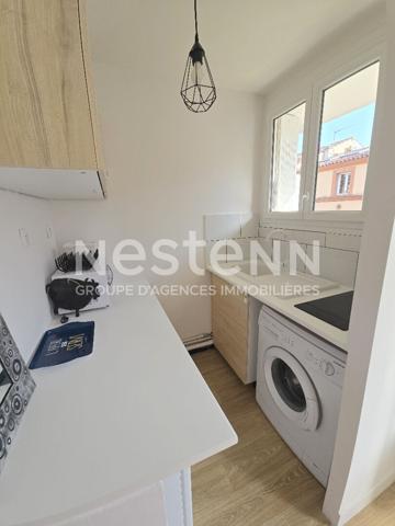 Toulouse quartier jardin des plantes 31400 T1 meublé 19.89m2 parking cellier balcon
