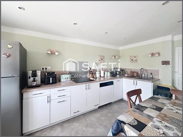 Maison 4 pièces, garage et terrasse