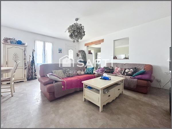 Maison 4 pièces, garage et terrasse