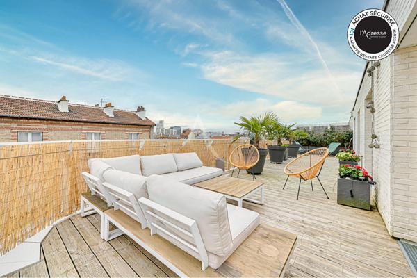 SURESNES/ rue Curie - Appartement 6 pièces 155m² - 80m² Terrasses - 3 Parkings - 1 Cave