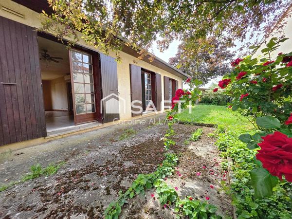 Maison de plain pied sur une parcelle de 1500m²