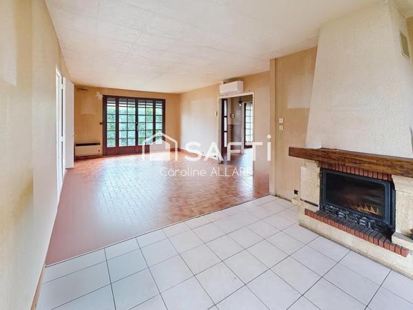 Maison de plain pied sur une parcelle de 1500m²