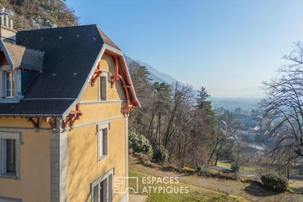 Propriété d’exception adossée à la Chartreuse et sa vue imprenable