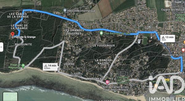 Studio à vendre 23 m² Jard-sur-Mer