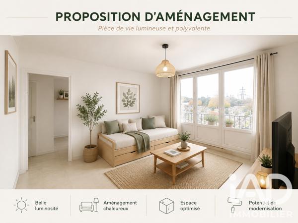 Appartement à vendre 2 pièces 41 m² Neuilly-Plaisance