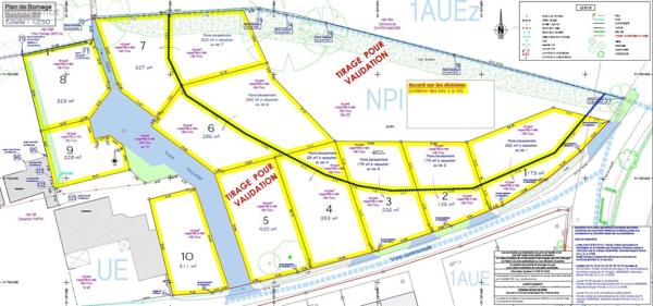 Terrain à Batir à vendre à Châteaubourg en Ille-et-Vilaine (35220), ref : lot 9