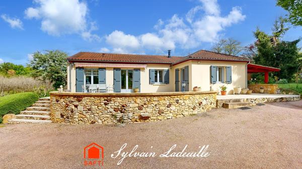 Maison de plain-pied avec piscine et dépendance au cœur du Périgord Noir