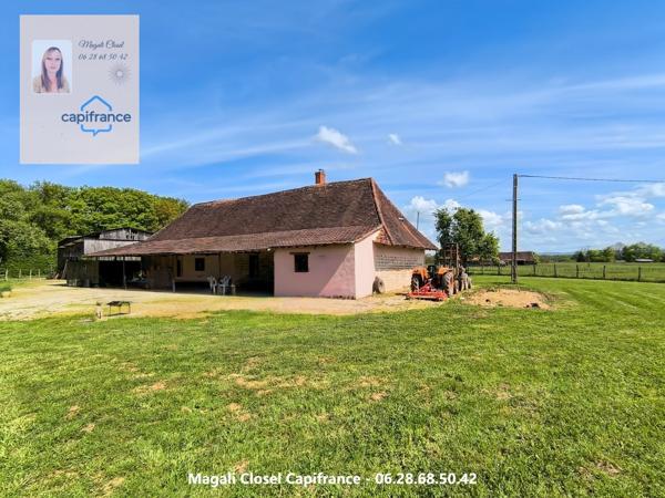 Jolie ferme 144 m2 sur 5 121 m² de terrain proche Louhans