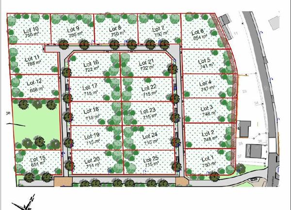 Terrain à vendre    788 m2 Saugnac-et-Cambran