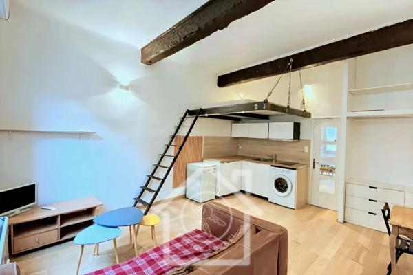 Appartement à vendre 1 pièce Studio lumineux avec mezzanine AIX EN PROVENCE hyper centre (13)