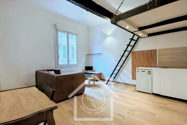 Appartement à vendre 1 pièce Studio lumineux avec mezzanine AIX EN PROVENCE hyper centre (13)