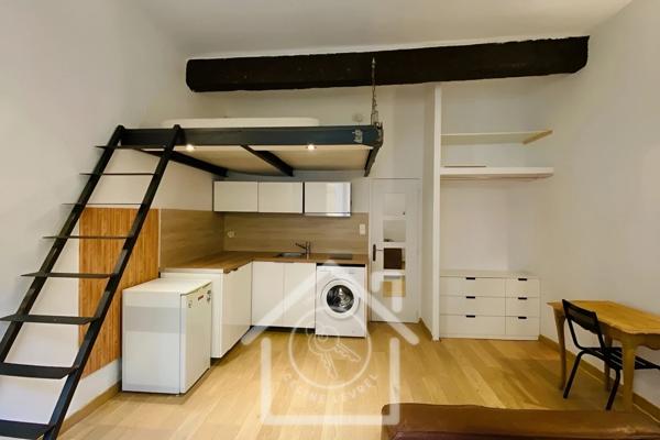 Appartement à vendre 1 pièce Studio lumineux avec mezzanine AIX EN PROVENCE hyper centre (13)