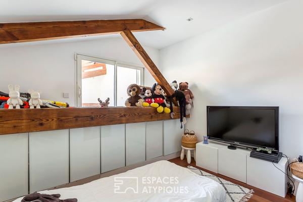 Maison ancienne rénovée avec patio privatif