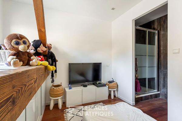 Maison ancienne rénovée avec patio privatif