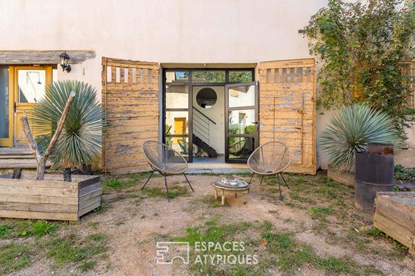Maison ancienne rénovée avec patio privatif