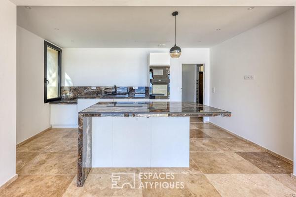 Villa Contemporaine vue mer accès Plage