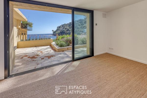 Villa Contemporaine vue mer accès Plage