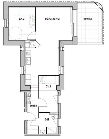 Appartement 4 pièces de 78 m² à Quiberon (56170)