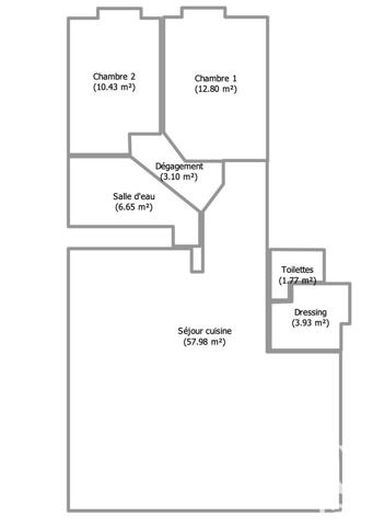 Appartement 4 pièces de 97 m² à Lyon (69003)