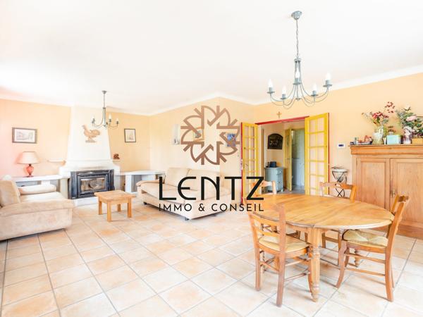 Dans un cadre verdoyant, maison de 123m² sur terrain de 3482m²
