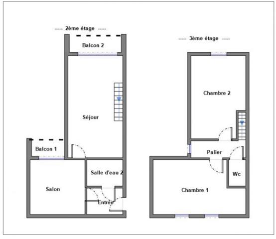 DUPLEX T3 proche plages Combrit