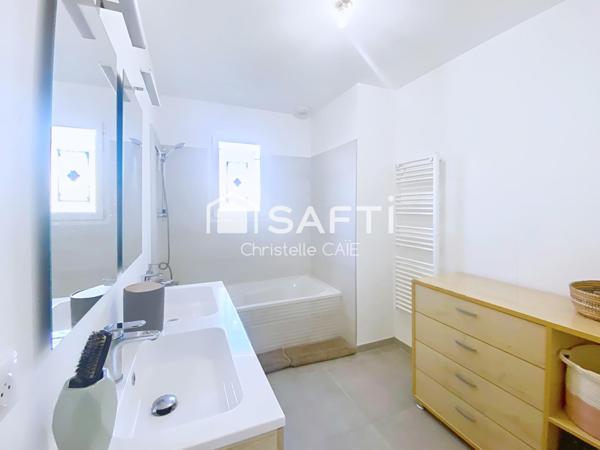 Havre moderne avec piscine