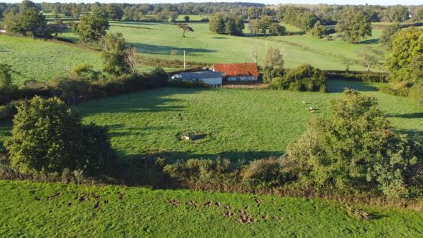 Maison de campagne, 2 chambres sur un terrain de 8000 m².