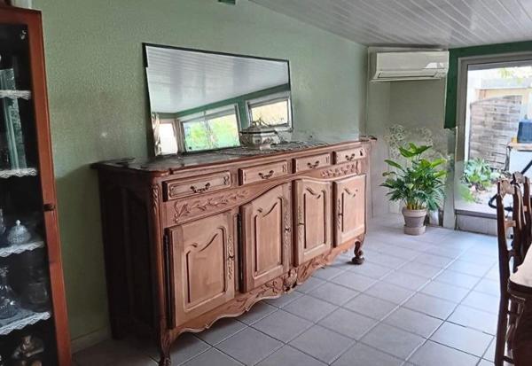 CANET EN ROUSSILLON VILLAGE,  MAISON PLAIN-PIEDS AVEC GARAGE ET JARDIN