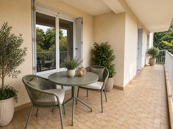 Appartement 107 m² Triple exposition Plein sud Parking Cave Ascenseur