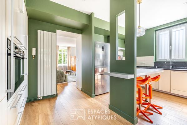 Maison de charme rénovée avec piscine au coeur d’un parc arboré