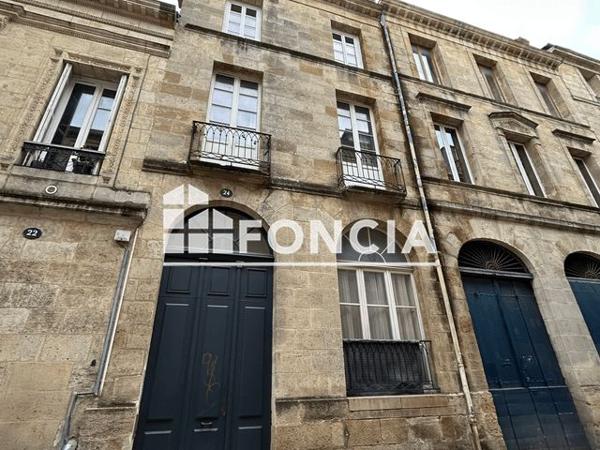 À vendre Studio 21.58 m² - Bordeaux 33000