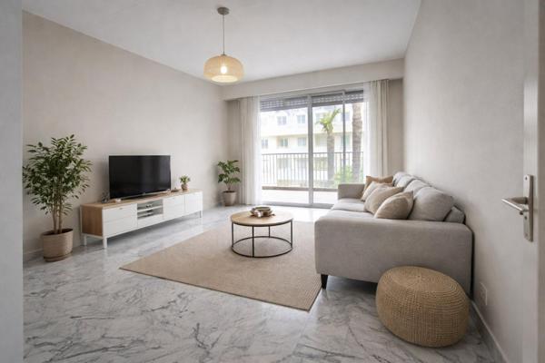 T3 Traversant de 73 m² + Balcon + Cave