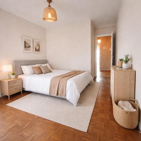 T3 Traversant de 73 m² + Balcon + Cave