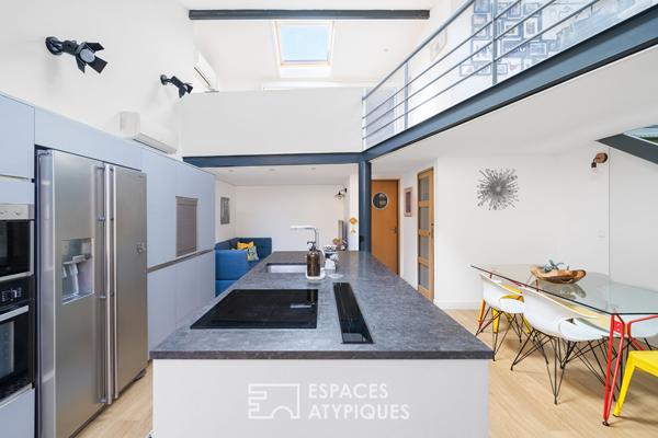 Maison de ville à l’esprit loft
