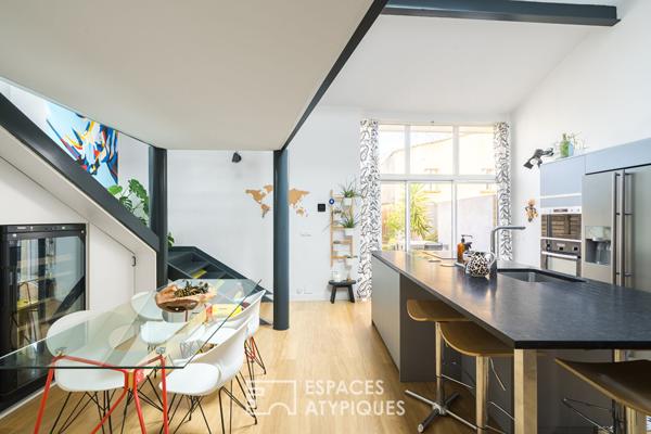 Maison de ville à l’esprit loft
