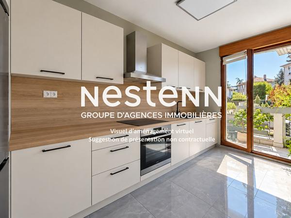 Appartement Bron 4 pièces - T4 - 3 chambres - 96m² - Balcon Terrasse - Cave - Mairie de BRON