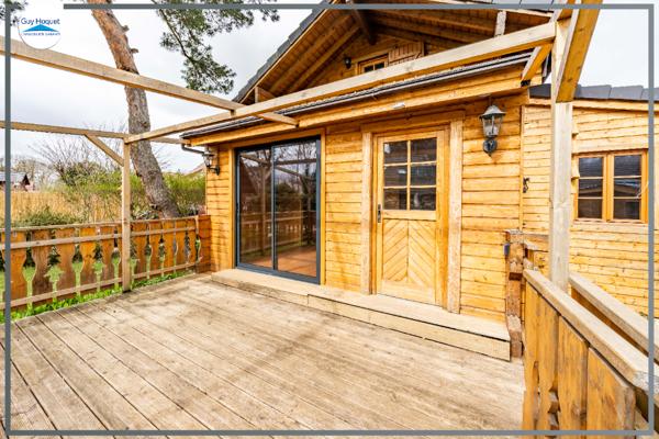 REAU : chalet F4 (72 m²) + 3 chambres à vendre