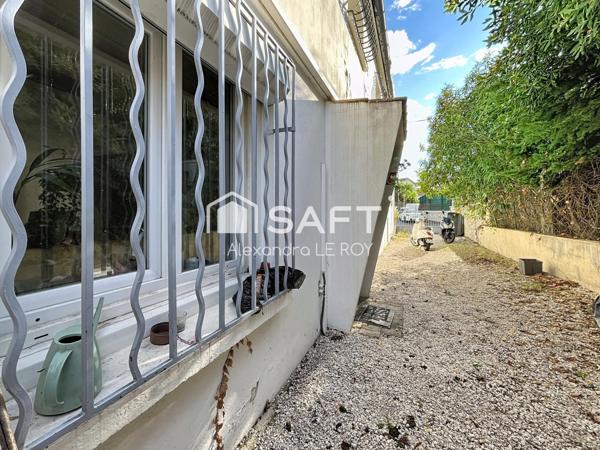 Appartement type F2 avec : Espace de stationnement, Terrasse, Jardin et Atelier !!!!