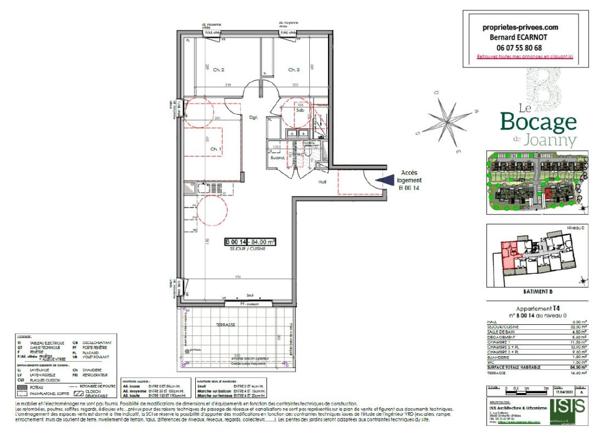 CLAIX Appartement T4 - Terrasse 16,60m²  Dernière opportunité