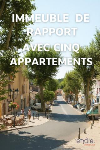 Vente-Immeuble de rapport avec 5 appartements.